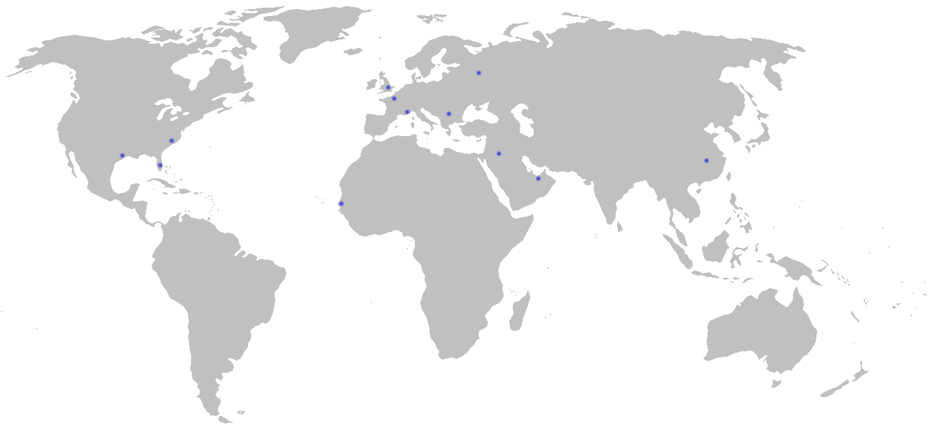 Cartina mondo